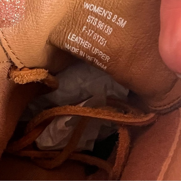 Sperry Top-Sider Stella Prow Lace-Up Wedge Chukka Ankle Boot Suede Leather Taupe - Picture 11 of 17